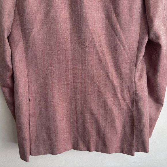 $2000 Canali Dusty Pink Sport Coat/ Blazer 42-44 Long - Picture 12 of 12